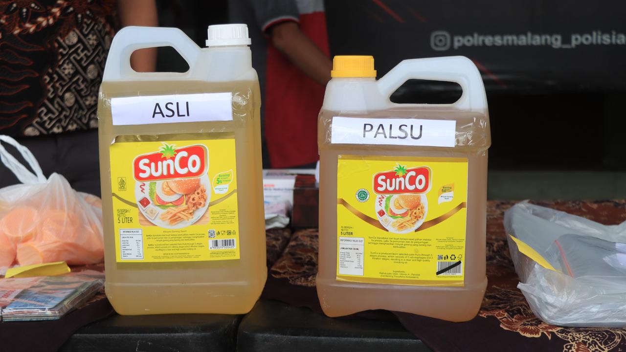 Pasutri di Malang Palsukan Minyak Goreng Merek Sunco, Modus Minyak Curah Dilabeli dan Dikemas Kardus