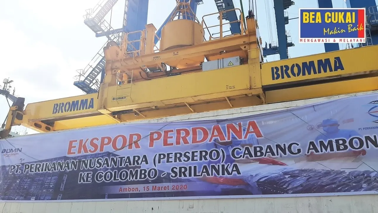 Bea Cukai Dukung Ekspor Perdana Ikan Layang PT Perinus Ambon