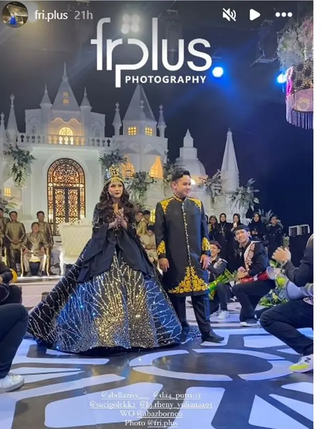 8 Potret Putri Isnari di Resepsi Tema Maroko Style, Menawan Bergaun Timur Tengah