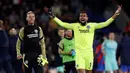 Robert Sanchez. Kiper Spanyol berusia 23 tahun ini menjalani debut bersama Brighton and Hove Albion pada 2020/2021 usai dipinjamkan ke klub lain. Telah bermain 35 laga dengan torehan 14 clean sheet dan kebobolan 32 gol. Awal 2021 ia baru memperpanjang kontrak hingga Juni 2025. (AFP/Adrian Dennis)