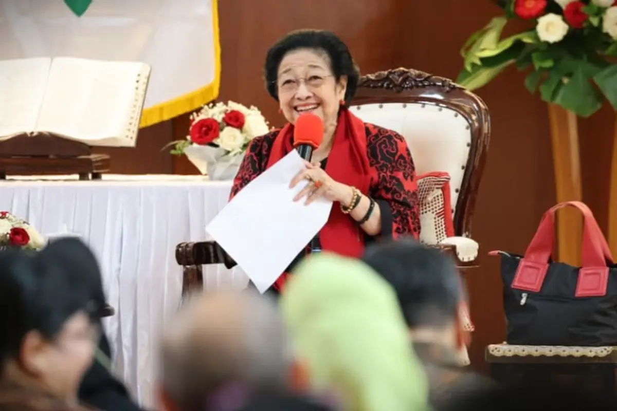 Presiden Ke-5 Republik Indonesia yang juga Ketua Umum PDI Perjuangan (PDIP) Megawati Soekarnoputri.
