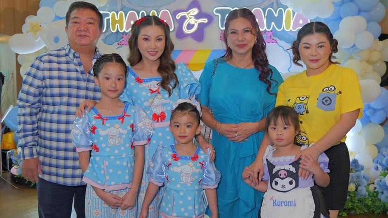 Potret Perayaan Ultah Thalia - Thania, Sarwendah Akur dengan Ruben Onsu - Pesta Meriah Penuh Tawa