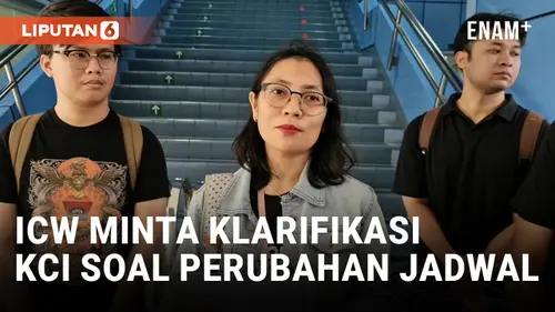VIDEO: Jadwal KRL Berubah, ICW Datangi Kantor KCI