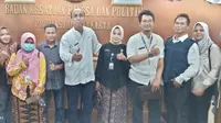 Kesbangpol Provinsi DKI, menerima pengurus Sanggar Seni dan Budaya Panca Kaki Siman Noor Kebagusan.