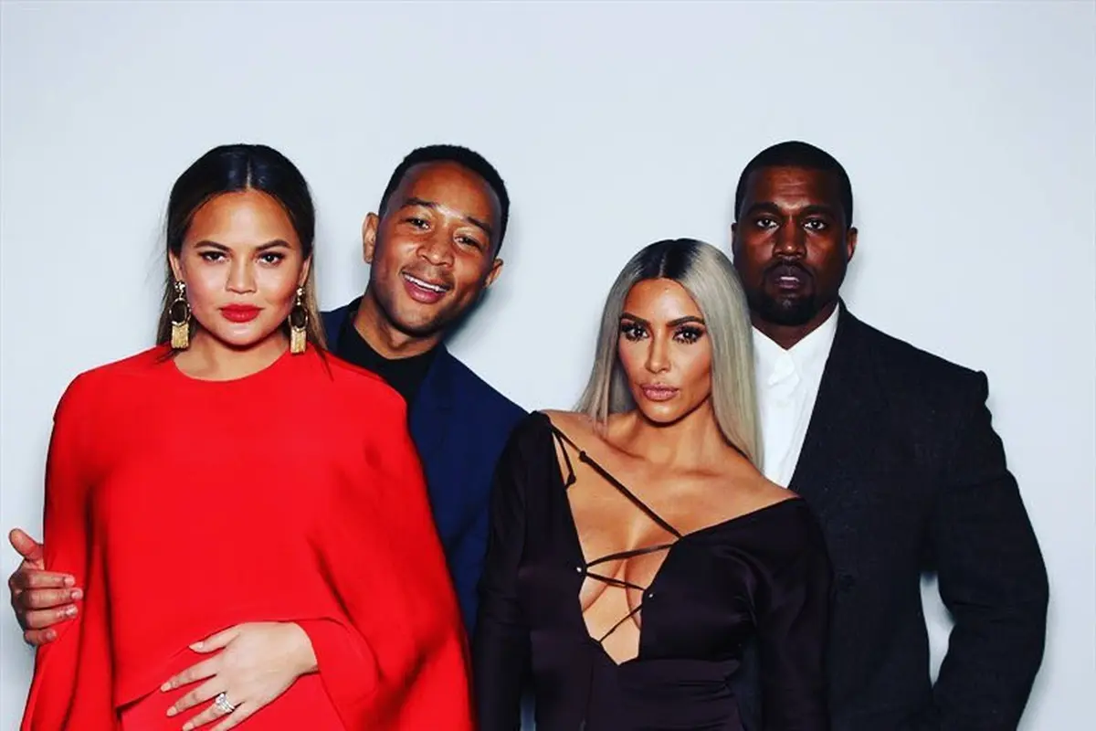 [Bintang] Chrissy Teigen - John Legend - Kim Kardashian - Kanye West
