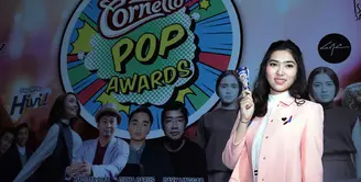 Ajang penghargaan untuk industri musik di tanah air kembali digelar yang bertajuk Cornetto Pop Awards 2017. Dalam acara ini, Isyana Sarasvati yang didaulat sebagai Brand Ambassador ternyata juga berperan sebagai juri.(Deki Prayoga/Bintang.com)