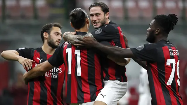 FOTO: AC Milan Taklukkan Bologna di San Siro