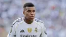 Mbappe yang tampil 90 menit penuh hanya mampu melepas empat tembakan, dan cuma satu yang tepat sasaran. Itu pun tak membahayakan gawang PSG. (AP Photo/Adam Hunger)