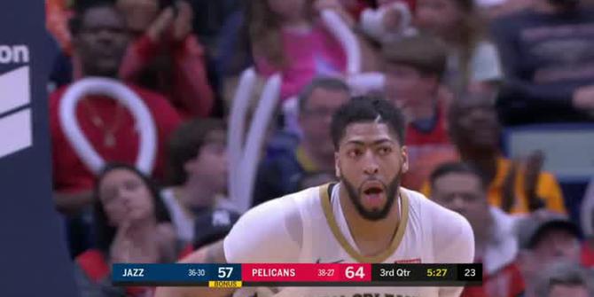 VIDEO : Cuplikan Pertandingan NBA, Jazz 116 vs Pelicans 99