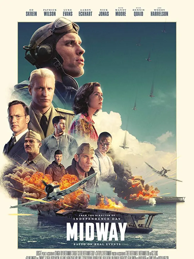 Film Midway dibintangi Patrick Wilson dan Ed Skrein. (Foto: Dok. IMDb)