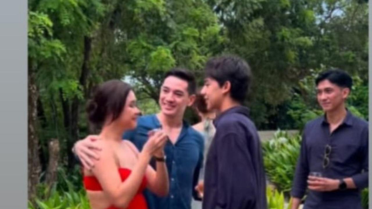 Kejutan Ulang Tahun ke-40 Untuk Nana Mirdad dari Andrew White Super Romantis, Putra Ganteng Datang dari Australia