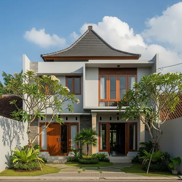 9 Model Rumah Sederhana tapi Mewah dengan Atap Limasan Modern, Perpaduan Elegan