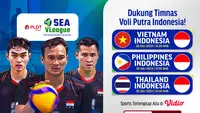 Jadwal Live Streaming SEA VLeague 2023 Seri Kedua di Vidio, Dukung Timnas Berlaga. (Sumber : dok. vidio.com)