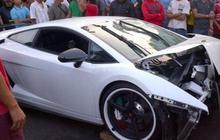 Pengemudi Lamborghini tabrak motor tak ditahan karena kooperatif