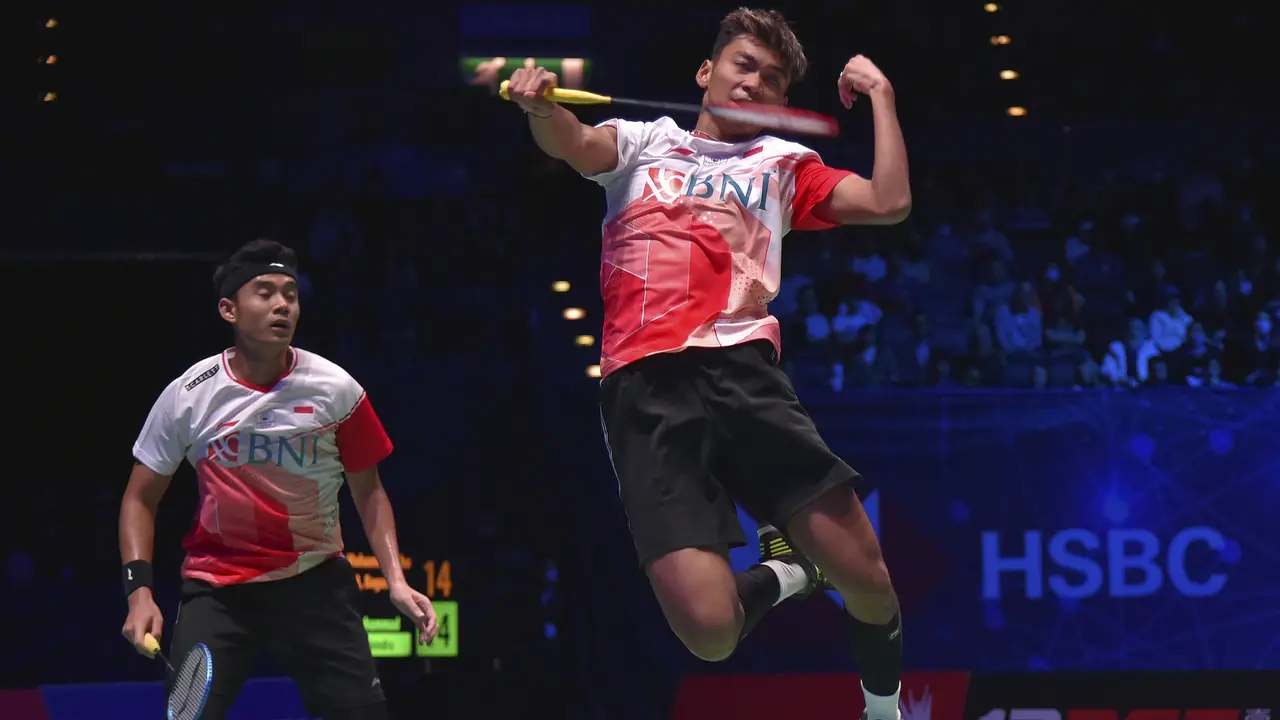 Foto: Keren, Tampil Pertama Kali di All England 2022, Muhammad Shohibul Fikri / Bagas Maulana Langsung Juara usai Tekuk The Daddies