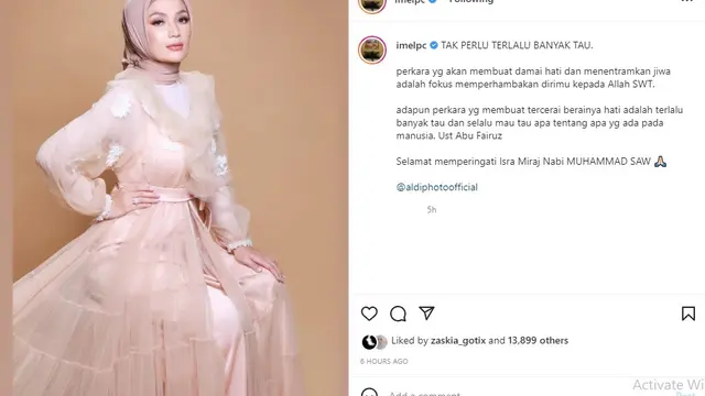 Imel Putri Cahyati (Foto: Instagram/@imelpc)