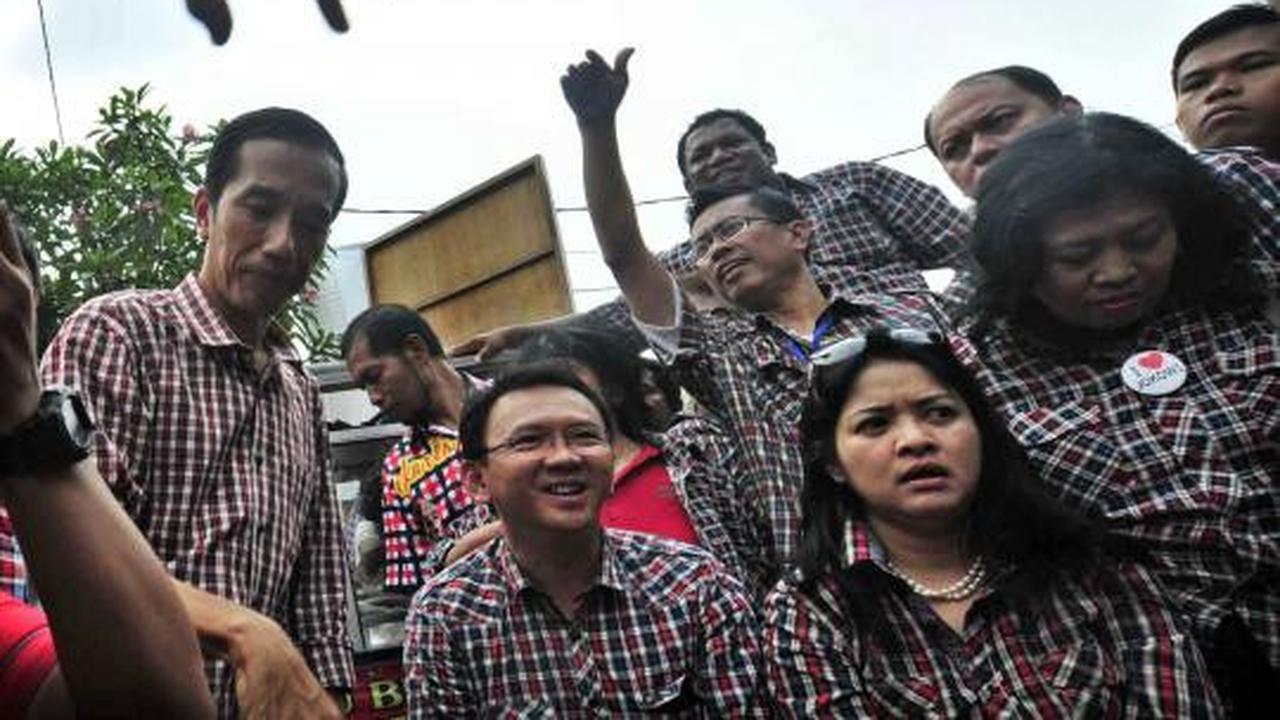 Pesta terompet kemenangan di markas Jokowi 
