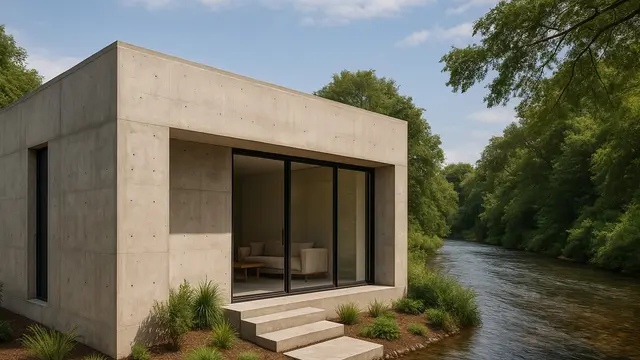 7 Desain Rumah Minimalis di Tepi Sungai yang Asri, Modern dan Nyaman untuk Ditinggali