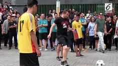 Alessandro Del Piero untuk pertama kalinya menapakan kakinya di Kota Medan untuk mencari pemain sepak bola berbakat yang akan dibina menjadi pemain profesional di Belgia.