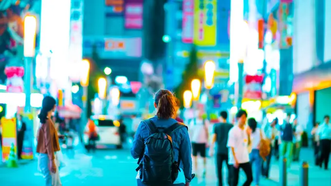 Ilustrasi perempuan Jepang