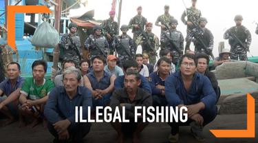 Tiga kapal berbendera Vietnam ditangkap di Kepulauan Natuna. Ketiganya melakukan penangkapan ikan ilegal di perairan Indonesia.