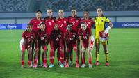 Timnas Indonesia Putri Vs Kirgistan dalam laga Kualifikasi Piala Asia Putri 2026 di Indomilk Arena, Tangerang, Minggu (29/6/2025). (Bola.com/Muhammad Iqbal Ichsan)