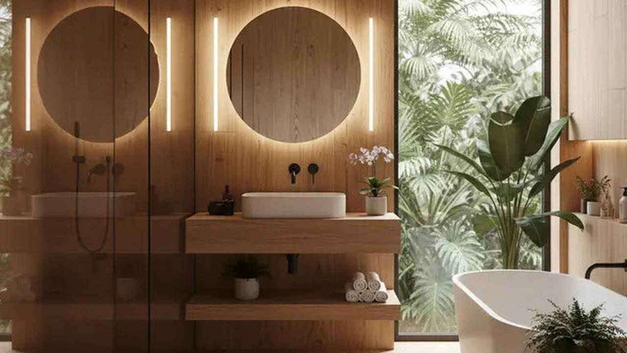 8 Inspirasi Kamar Mandi Konsep Alam 2025, Tren Desain Natural yang Bikin Rileks