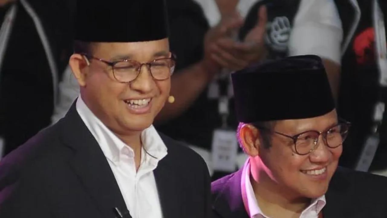 Anies bersyukur cawapres nomor urut tiga, Mahfud MD menganggap Cak Imin sebagai lawan berat di debat cawapres.&nbsp;