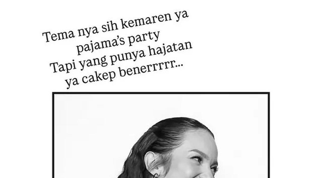 Potret Serunya Perayaan Ultah Enzy Storia ke-33, Bertema Pajamas Party yang Seru