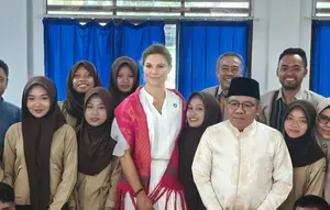 Putri Mahkota Swedia Sambangi Sekolah Tahan Gempa, Dengar Cerita Trauma Guru