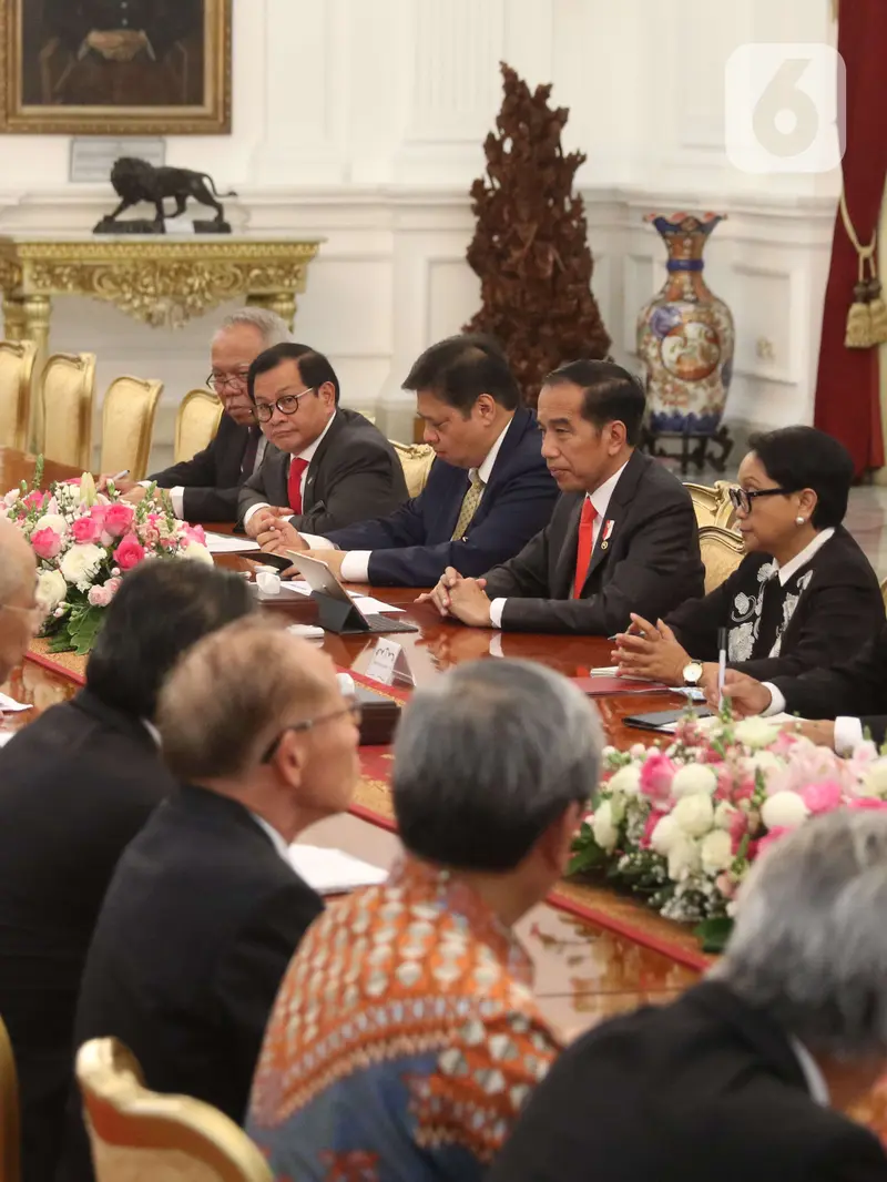 Jokowi Temui Pengusaha Jepang di Istana Merdeka