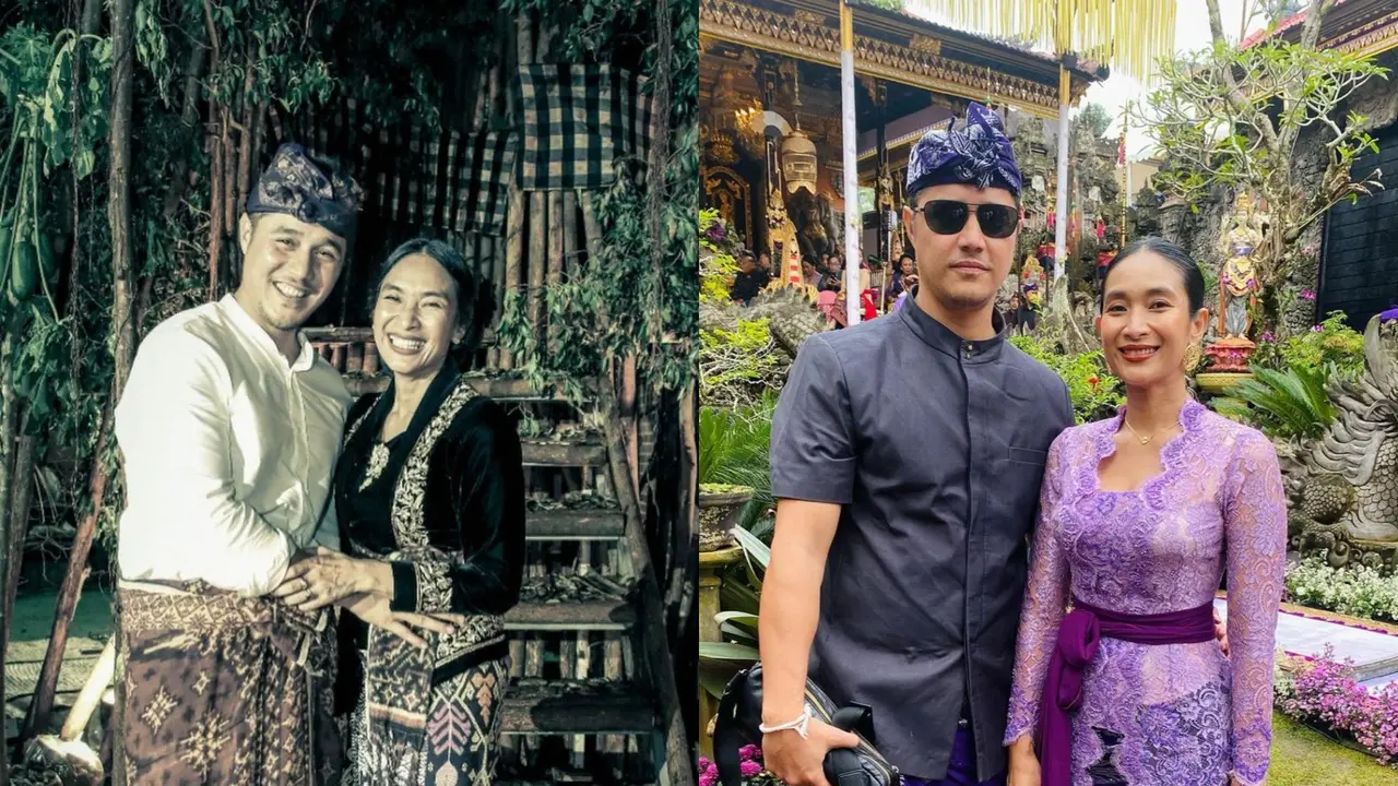 13 Tahun Menikah, Happy Salma dan Tjok Gus Selalu Tampil Serasi dengan Busana Etnik