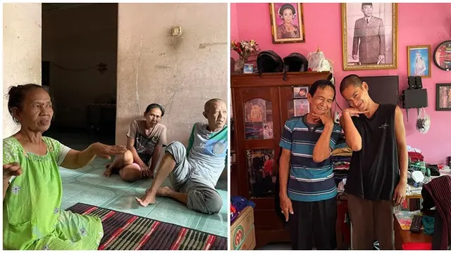 6 Potret Pertemuan Bio One dan Keluarga Mendiang Gepeng, Melepas Kerinduan