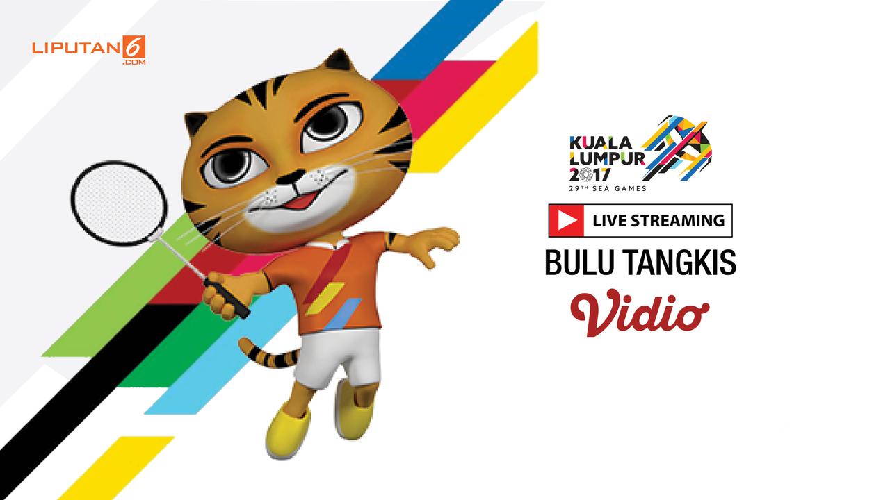 Banner Livestreaming Bulu Tangkis sea games 2017