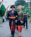 Kahiyang Ayu mendampingi sang suami Bobby Nasution melaksanakan Upacara Peringatan HUT ke-79 RI di Medan. [Foto: Instagram/bobbynst]