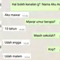 Chat Lucu Usaha Jomblo