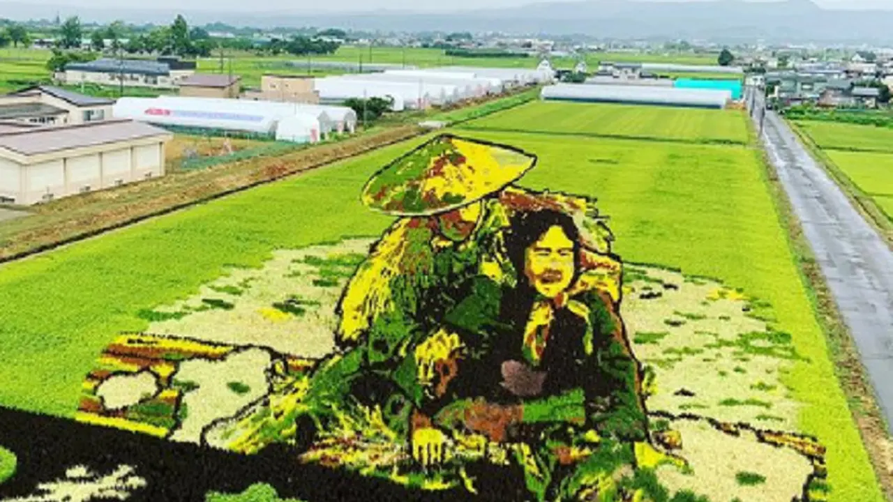 Uniknya Tanbo Art, Seni Melukis Sawah Ala Masyarakat Jepang