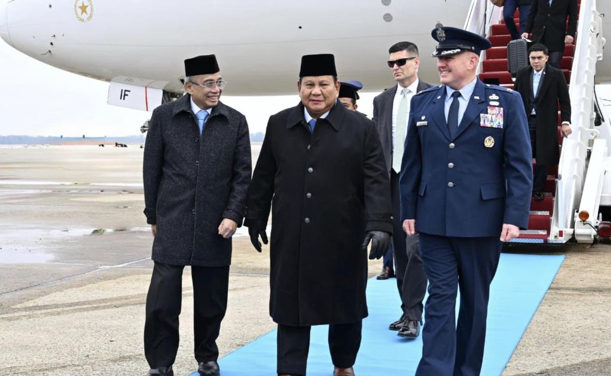Presiden Prabowo Tiba di Amerika Serikat