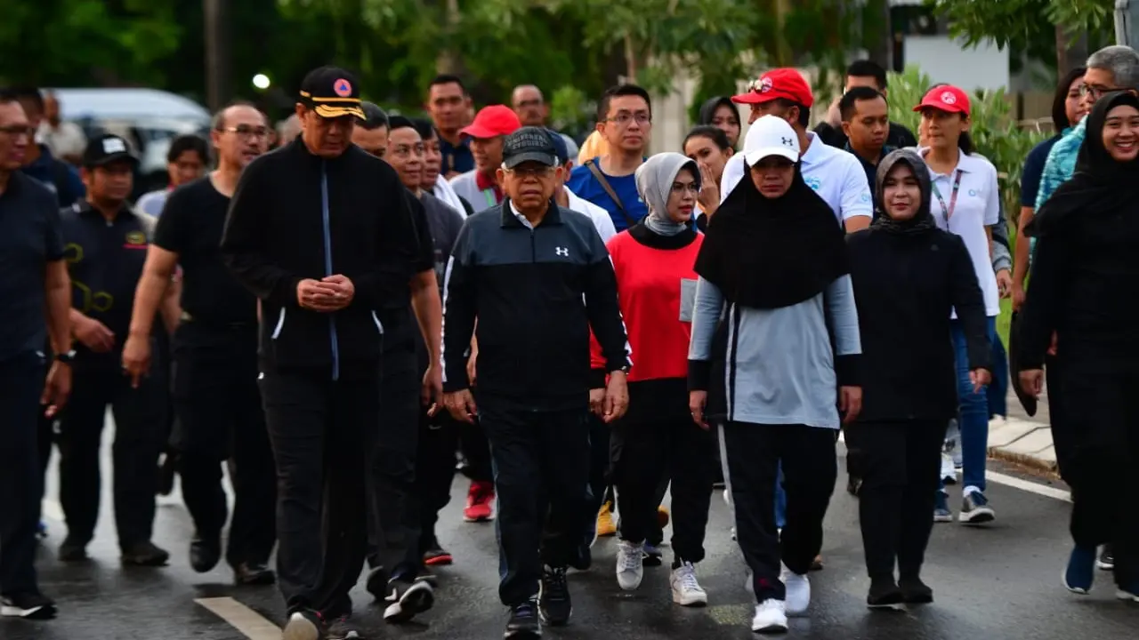 Wakil Presiden Republik Indonesia, Ma'ruf Amin melanjutkan hari kedua kunjungan kerjanya di Lombok, NTB.