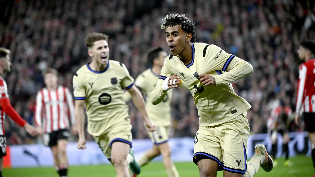 Foto: Gol Tunggal Nan Indah Lamine Yamal Bawa Barcelona Taklukkan Athletic Bilbao, Nyaman di Puncak Klasemen Liga Spanyol