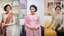Untuk tampilan yang lebih ningrat, kebaya kutubaru full payet dari Erina Gudono bisa jadi pilihan [@erinagudono]