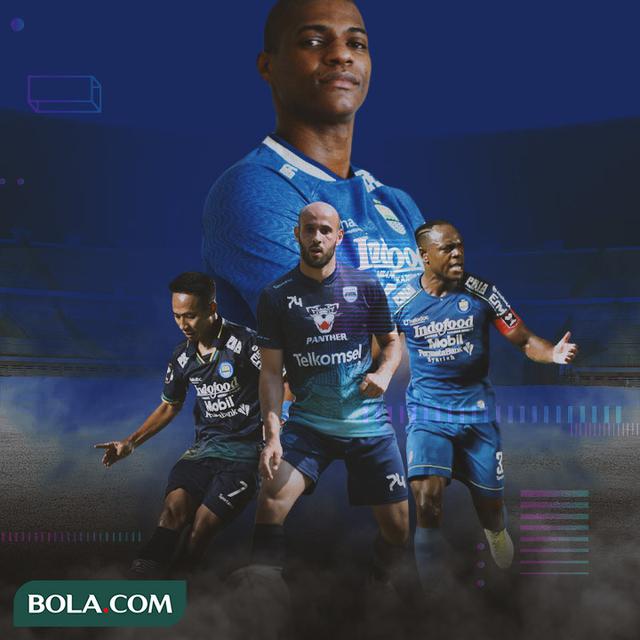 Persib Bandung - Bruno Cantanhede, Beckham Putra Nugraha, Mohammed Rashid, Victor Igbonefo