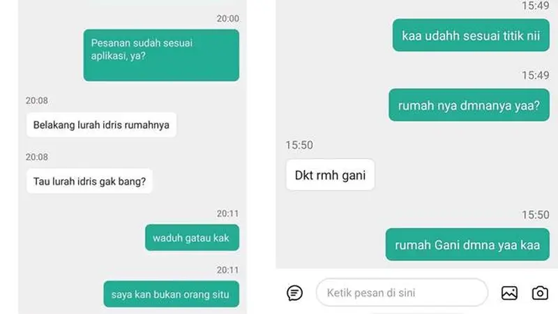 7 Chat Kurir Tanya Alamat Pelanggan Ini Malah Bikin Emosi