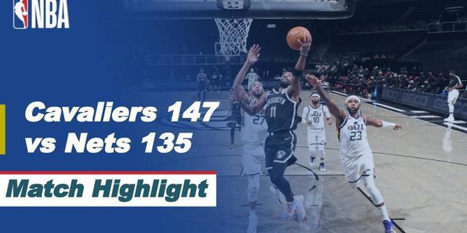 VIDEO: Highlights Laga Seru NBA, Cleveland Cavaliers Kalahkan Brooklyn Nets 147-135