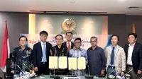 Penandatanganan MoU JFI dengan KPC dilakukan di Jakarta, Rabu 26 Juni 2019. (Istimewa)