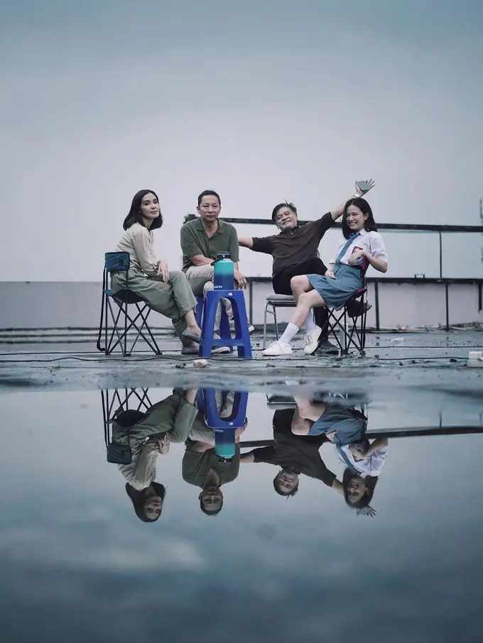 Ringgo Agus Rahman jepret teman artis di lokasi syuting (Instagram/ringgoagus)