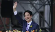 Presiden baru Taiwan&nbsp;Lai Ching-te atau dikenal pula William Lai dilantik&nbsp;pada Senin (20/5/2024). (Dok. AP Photo/Chiang Ying-ying)