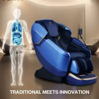 Sebuah kursi pijat pintar yang mampu mendeteksi kondisi tubuh dan memilih program adaptif untuk rileksasi yang optimal.