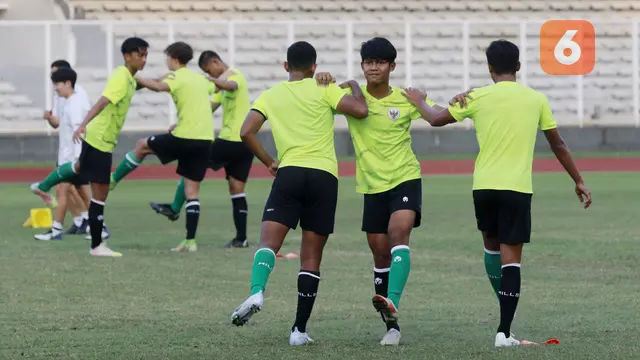 Foto: Shin Tae-yong Genjot Latihan Timnas Indonesia U-19 Jelang Piala AFF U-19 2022
