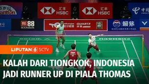 VIDEO: Kalah dari Tiongkok, Indonesia Jadi Runner Up di Piala Thomas 2024